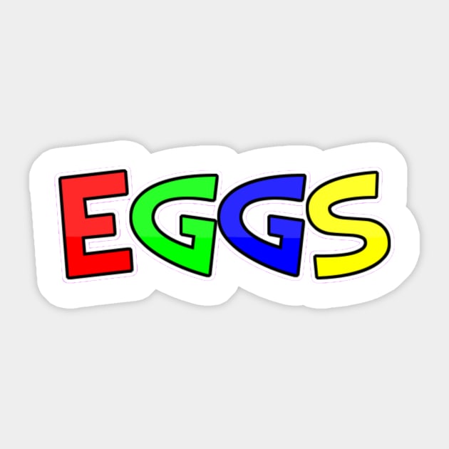 EGGS Sticker by NecroMage